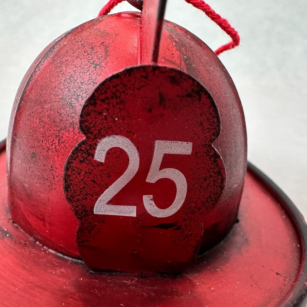 Fire Fighter Christmas Ornament Set of 3 Fire Truck Helmet Fireman Captain NEW - Picture 16 of 16